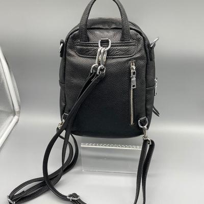 Altosy Leather Black Backpack