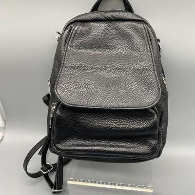 Altosy Leather Black Backpack