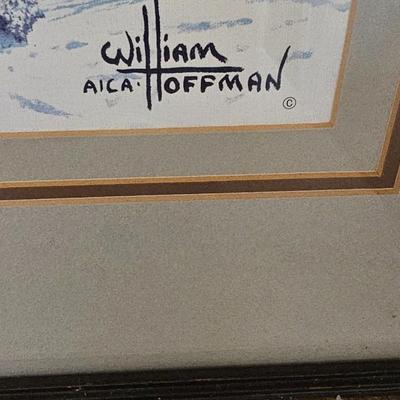 Wild country by William Hoffman with COA Limited edition print # 213/1000