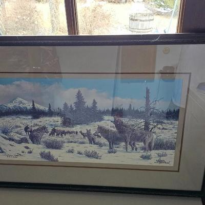 Wild country by William Hoffman with COA Limited edition print # 213/1000