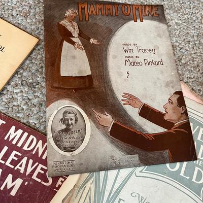 Antique Vintage Music Lot - Books, Sheet Music