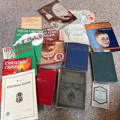 Antique Vintage Music Lot - Books, Sheet Music