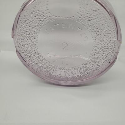 North American Glass King Jelly Jar