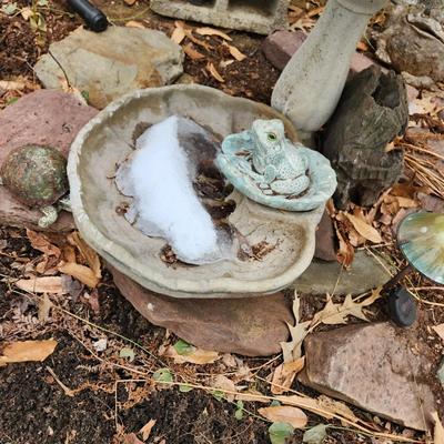 Concrete Bird Bath