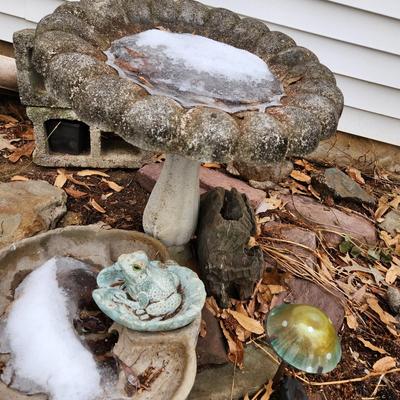 Concrete Bird Bath