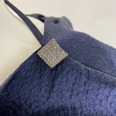 450 New CAROL PERETZ New York Navy Avocado Two-Piece Dress