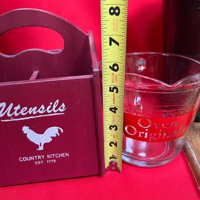 Vintage Contemporary Mixed Kitchen Decor Lot