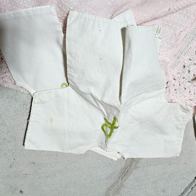 Large assortment of Vintage baby cloths - Baby blanket