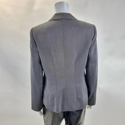 451 GARFIELD MARKS Grey Button-up Suit Blazer