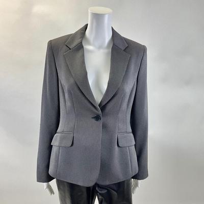 451 GARFIELD MARKS Grey Button-up Suit Blazer