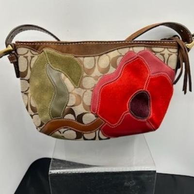 Coach Vintage Suede/Signature Poppy Bag
