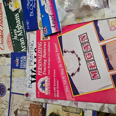 Craft booklets and crafting items - macramé - decoupage - painting techniques and more