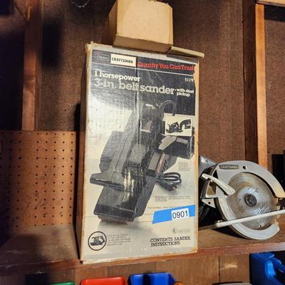 Craftsman Belt Sander & 7" Circular Saw