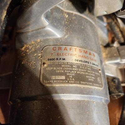 Craftsman Belt Sander & 7" Circular Saw