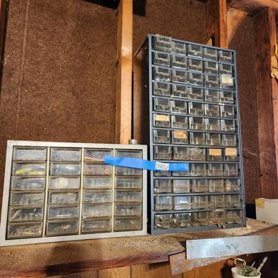 2 Hardware Organizers including contents