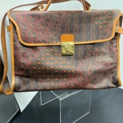 Escada vintage top handle satchel