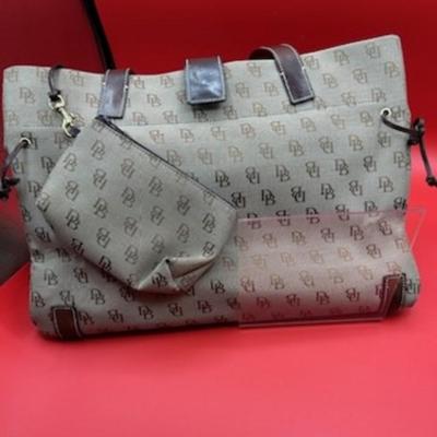 Dooney Bourke Logo Fabric Bag