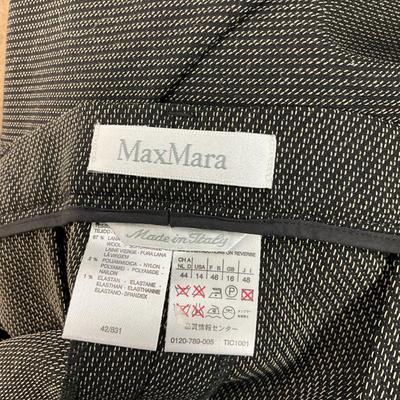 452 MAX MARA Grey Two-Piece Blazer Suit