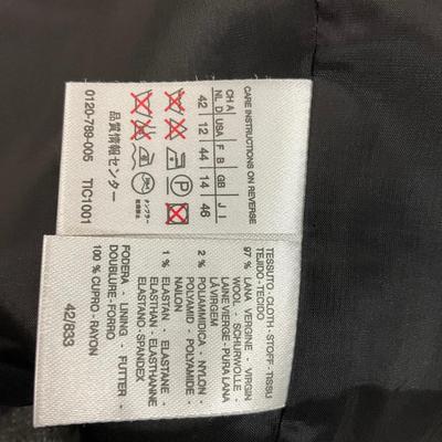 452 MAX MARA Grey Two-Piece Blazer Suit