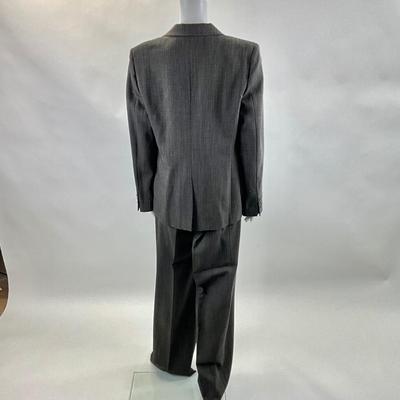 452 MAX MARA Grey Two-Piece Blazer Suit