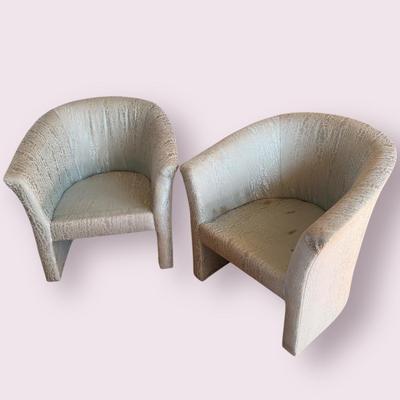 Two Mid Century Style Club Chairs (LR-DZ)