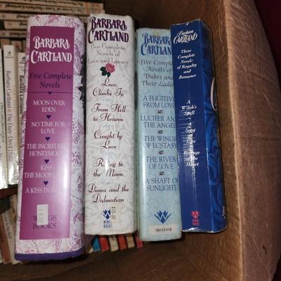 Large lot of paper backs.