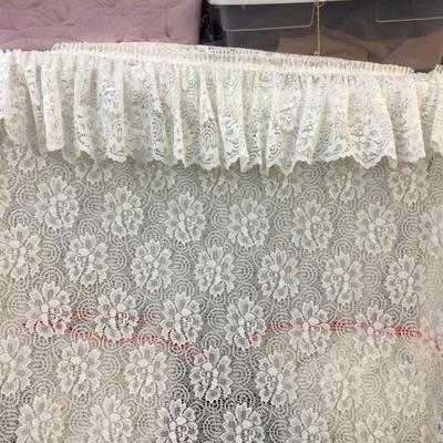 Sheer Curtains Four Valence Four Panels.