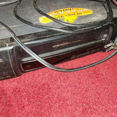 VCR with remote.