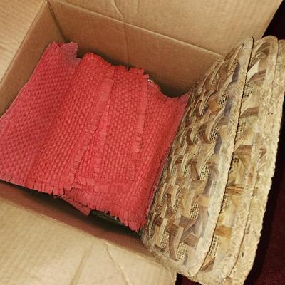 Box of linens.
