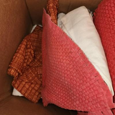 Box of linens.