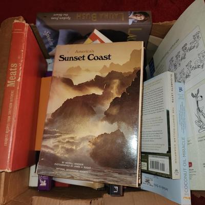 Box of books.