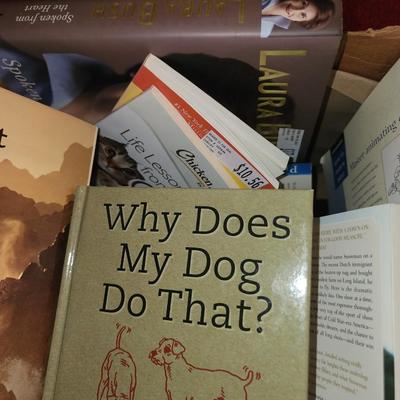 Box of books.