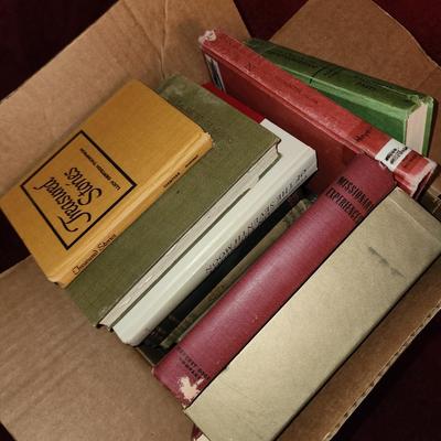 Box of books.