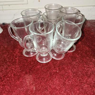 Set of 8 espresso glasses