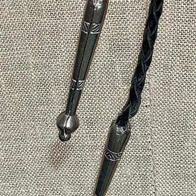 Large Native American Zuni Rainbow Man Bolo Tie