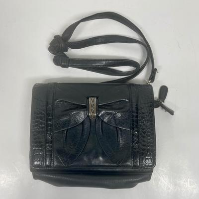 Brighton Black Leather Small Purse / Large Wallet