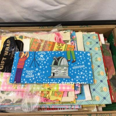 Vintage Wrapping Paper Lot