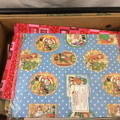 Vintage Wrapping Paper Lot