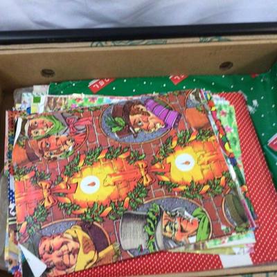 Vintage Wrapping Paper Lot