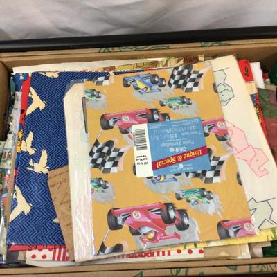 Vintage Wrapping Paper Lot