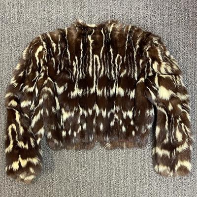 Stellar 1940s Spotted Skunk Scalloped Fur Cape