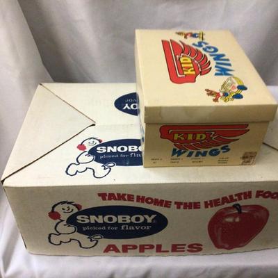 Snoboy Cardboard Box and Kid Wings Show Box