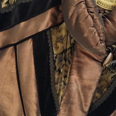 Genuine leather size 16 coat Lon size Large heavier winter coat and a soft black vest