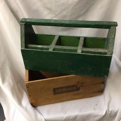 Wood Armour Beef Box and Wood Tool Box