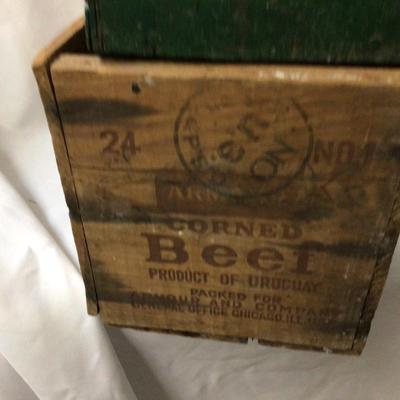 Wood Armour Beef Box and Wood Tool Box