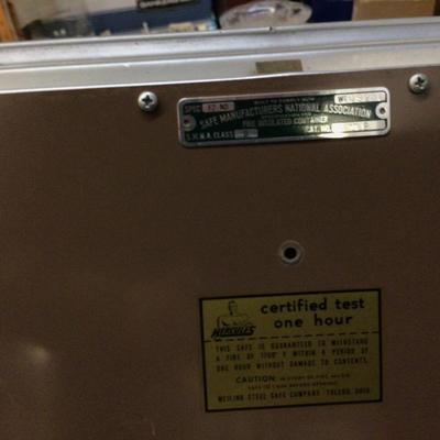 Hercules Metal Industrial Safe with Key