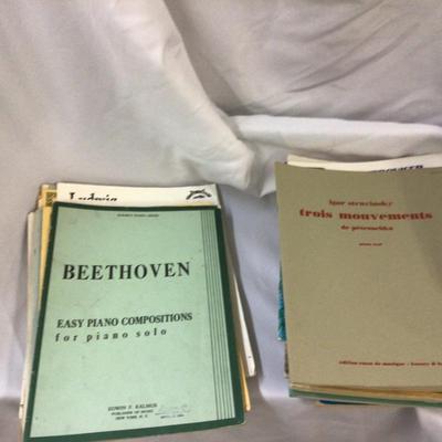 Box of Vintage Sheet Music