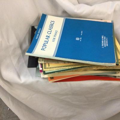 Box of Vintage Sheet Music