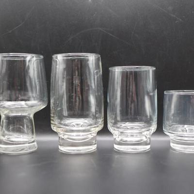 Vintage Libbey Glasses - Set of 26