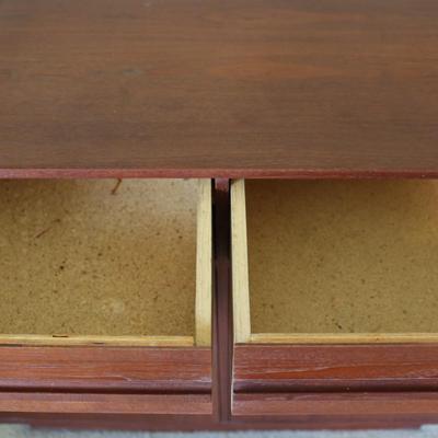 Danish Modern Cabinet with 2 Drawers